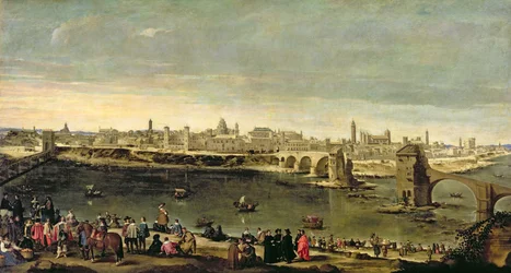 View of the City of Zaragoza